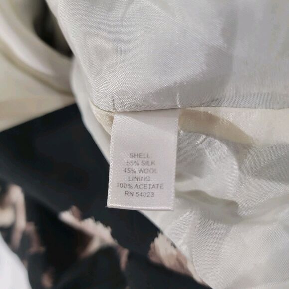 Banana Republic Womens Knee Length Dress Size 6 Silk Wool Blend Business Casual - Picture 7 of 8